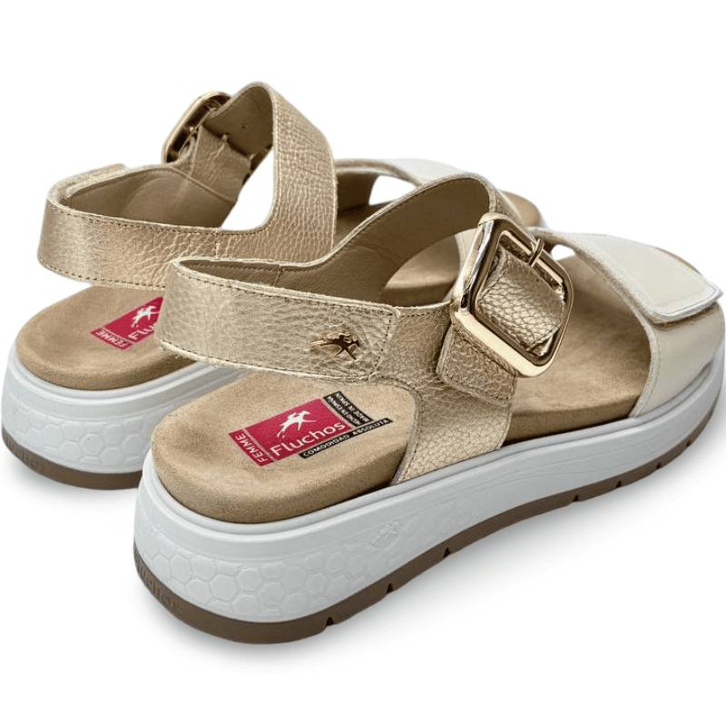 IMG 5505 - SANDALIA DE PLATAFORMA SEÑORA FLUCHOS F2166 | Comodidad elegante en cada paso sandalia_senora_plataforma_fluchos_f2166_oro