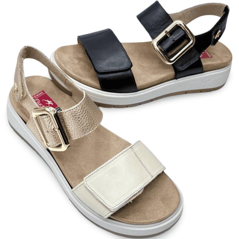 IMG 5571 - SANDALIA DE PLATAFORMA SEÑORA FLUCHOS F2166 | Comodidad elegante en cada paso sandalia_senora_plataforma_fluchos_f2166_oro