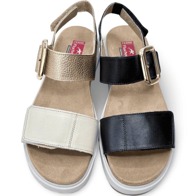IMG 5583 - SANDALIA DE PLATAFORMA SEÑORA FLUCHOS F2166 | Comodidad elegante en cada paso sandalia_senora_plataforma_fluchos_f2166_oro