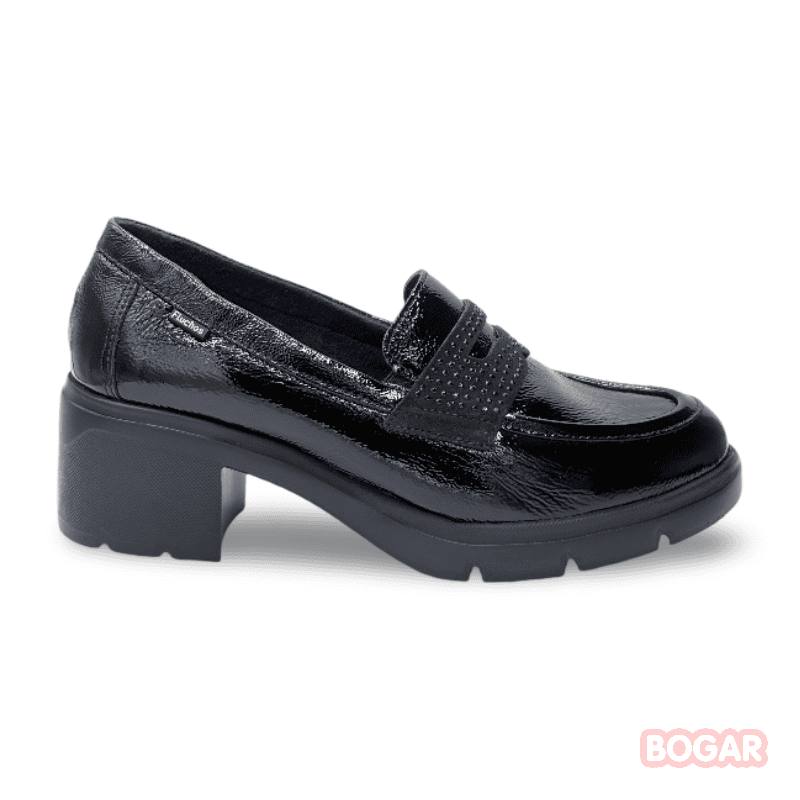 IMG 2343 - MUJER MOCASÍN FLUCHOS FUGAZ F2517 | MOCASÍN DE TACÓN CON SUELA TRACK fluchos-fugaz-f2517-negro-mocasin-mujer